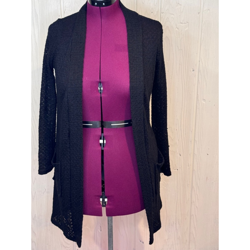 Full Tilt Black Knit Cardigan, Size S